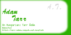 adam tarr business card